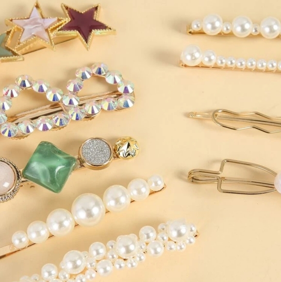 10pcs pearl hair clips - Picture 3 of 3